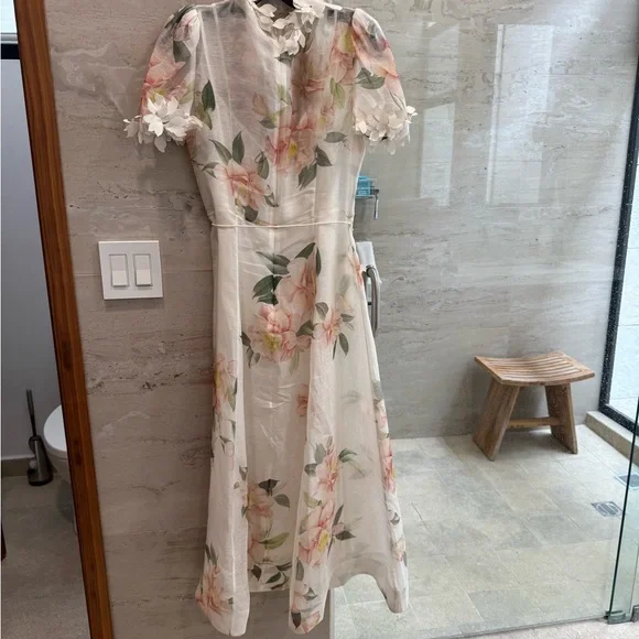 Zimmermann liftoff flower midi dress - Picture 7 of 15